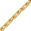 Thumbnail Image 2 of Solid Byzantine Chain Bracelet 5.85mm 10K Yellow Gold 8.5&quot;