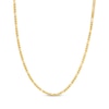 Thumbnail Image 1 of Solid Franco Figaro Chain Necklace 2.6mm 10K Yellow Gold 18&quot;