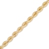 Thumbnail Image 2 of Semi-Solid Silk Rope Chain Necklace 3mm 18K Yellow Gold 20&quot;