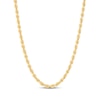 Thumbnail Image 1 of Semi-Solid Silk Rope Chain Necklace 3mm 18K Yellow Gold 18&quot;