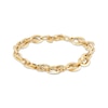 Thumbnail Image 1 of Oval Link Chain Bracelet 14K Yellow Gold 7.5&quot;