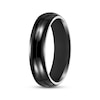 Thumbnail Image 2 of Men's Wedding Band Black Titanium 6mm