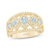 Thumbnail Image 1 of THE LEO First Light Diamond Princess-Cut Anniversary Band 1-1/2 ct tw 14K Yellow Gold