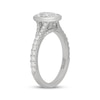 Thumbnail Image 2 of Neil Lane Artistry Oval-Cut Lab-Grown Diamond Bezel-Set Engagement Ring 1-1/2 ct tw 14K White Gold