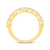 Thumbnail Image 2 of Lab-Created Diamonds by KAY Marquise & Round-Cut Three-Row Anniversary Ring 2-1/2 ct tw 14K Yellow Gold