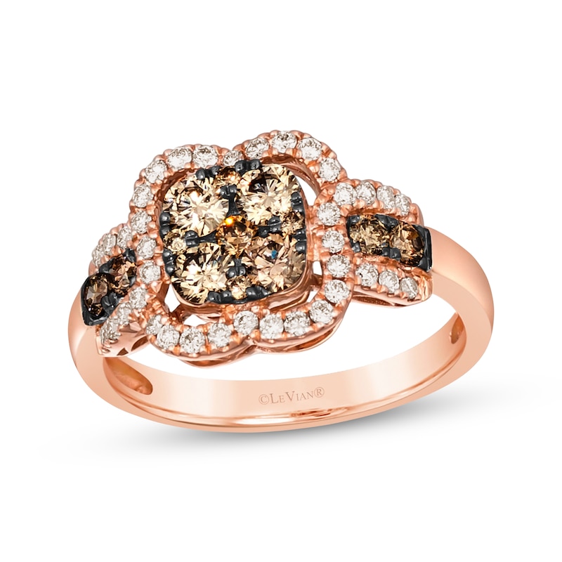 Main Image 1 of Le Vian Multi-Diamond Ring 1 ct tw 14K Strawberry Gold