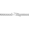 Thumbnail Image 2 of Men's Lab-Grown Diamonds by KAY Tennis Necklace 8 ct tw 10K White Gold 18"