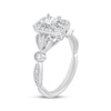 Thumbnail Image 2 of Princess-Cut Diamond Vintage-Inspired Engagement Ring 5/8 ct tw 14K White Gold