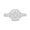 Thumbnail Image 3 of Princess-Cut Diamond Vintage-Inspired Engagement Ring 5/8 ct tw 14K White Gold