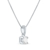 Thumbnail Image 2 of Diamond Solitaire Necklace 1/4 ct tw 14K White Gold 18&quot; (J/I1)