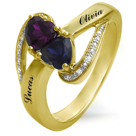 Couple's Birthstone Ring