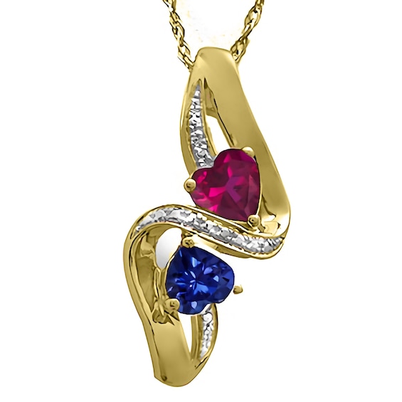 Birthstone Couple's Necklace