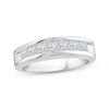 Thumbnail Image 1 of Men's Lab-Grown Diamonds by KAY Wedding Band 2 ct tw Square-cut 14K White Gold