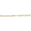 Thumbnail Image 2 of Italian Brilliance Hollow Diamond-Cut Chain Bracelet 14K Yellow Gold 7.5"