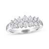 Thumbnail Image 1 of THE LEO Diamond Three-Row Anniversary Ring 1 ct tw 14K White Gold