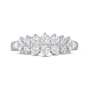 Thumbnail Image 3 of THE LEO Diamond Three-Row Anniversary Ring 1 ct tw 14K White Gold