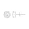 Thumbnail Image 0 of Multi-Diamond Halo Stud Earrings 1-1/2 ct tw 14K White Gold