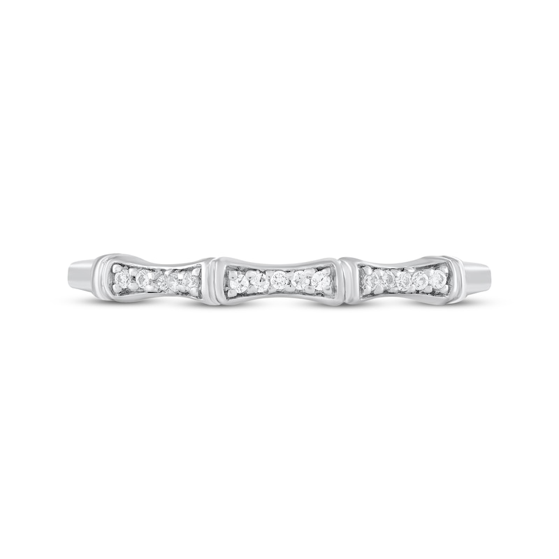 Main Image 3 of Diamond Anniversary Ring 1/20 ct tw 10K White Gold