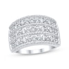 Thumbnail Image 1 of Diamond Multi-Row Ring 1 ct tw 14K White Gold