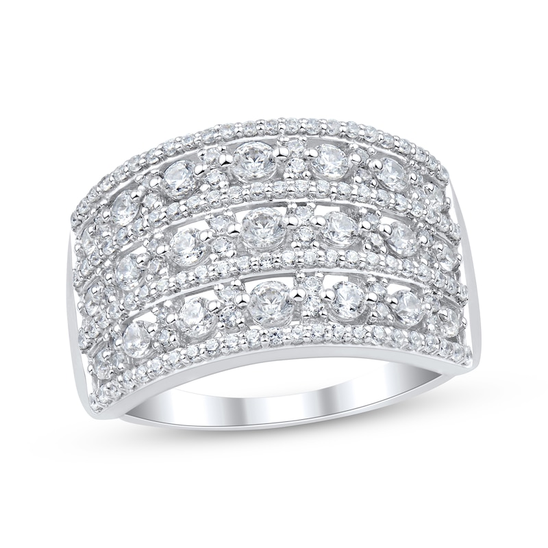 Main Image 1 of Diamond Multi-Row Ring 1 ct tw 14K White Gold