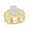 Thumbnail Image 1 of Multi-Diamond Bridal Set 1/8 ct tw 10K Yellow Gold