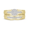 Thumbnail Image 3 of Multi-Diamond Bridal Set 1/8 ct tw 10K Yellow Gold