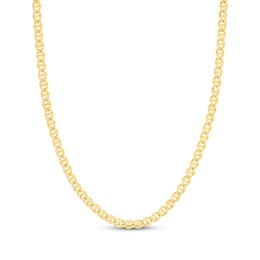 Anchor Chain Necklace 4.2mm Solid 14K Yellow Gold 22&quot;