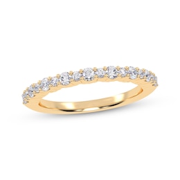 Adore Alternating Size Diamond Anniversary Ring 1/4 ct tw 14K Yellow Gold