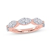 Thumbnail Image 1 of Lab-Grown Diamonds by KAY Marquise-Cut East-West Anniversary Ring 2 ct tw 14K Rose Gold