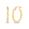 Thumbnail Image 2 of Hollow Hoop Earrings Gift Set 14K Yellow Gold 14mm