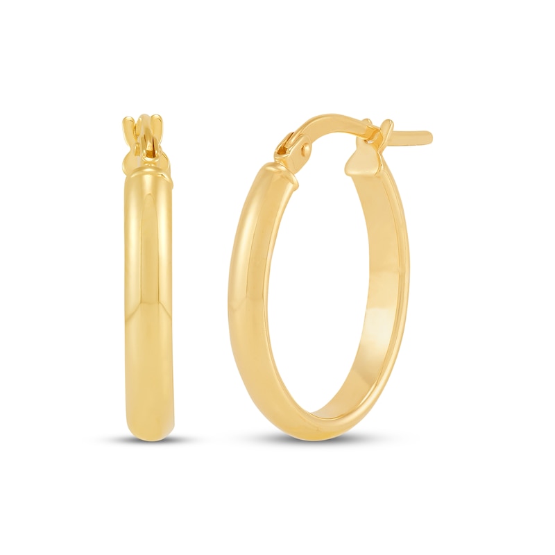 Main Image 3 of Hollow Hoop Earrings Gift Set 14K Yellow Gold 14mm