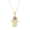 Thumbnail Image 1 of Hamsa Necklace 14K Yellow Gold 18&quot;