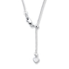 Thumbnail Image 2 of Solid Franco Chain Necklace 10K White Gold 20&quot;