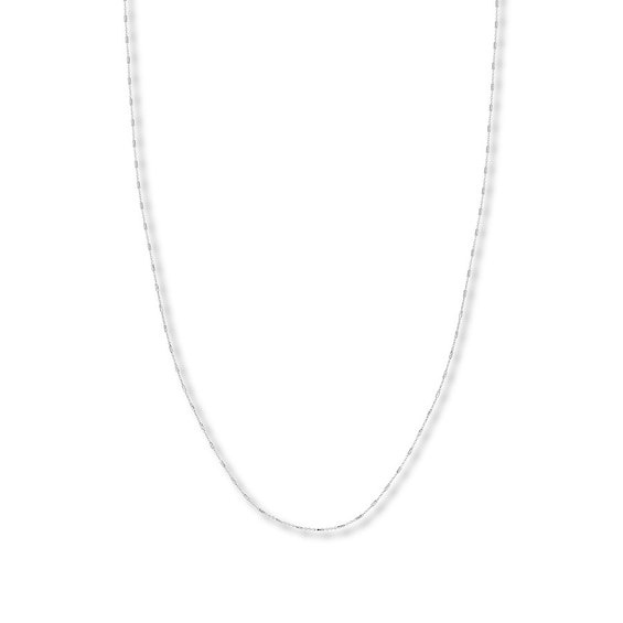 Solid Chain Necklace 14K Yellow Gold 18