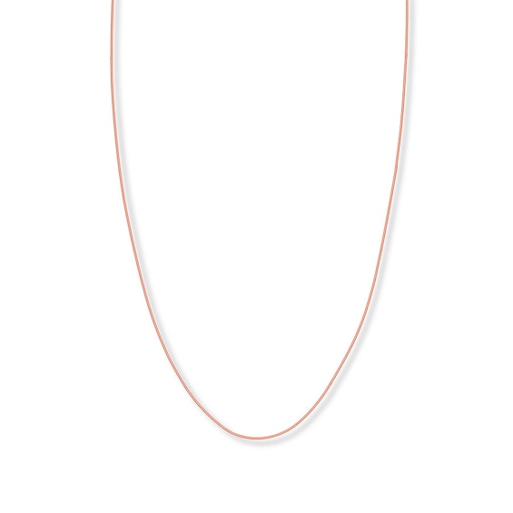 Snake Chain Necklace - Rose Gold