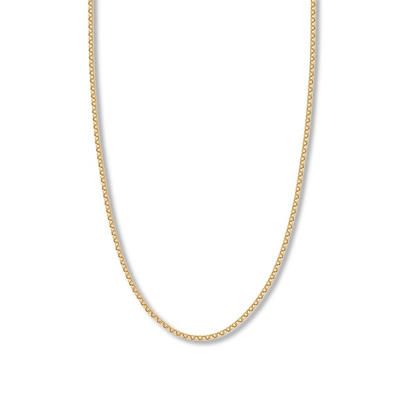 Kay Outlet 18 Hollow Rolo Chain Necklace 14K Yellow Gold Appx. 2.5mm