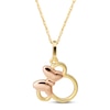 Thumbnail Image 1 of Children's Minnie Mouse Necklace 14K Two-Tone Gold 13&quot;