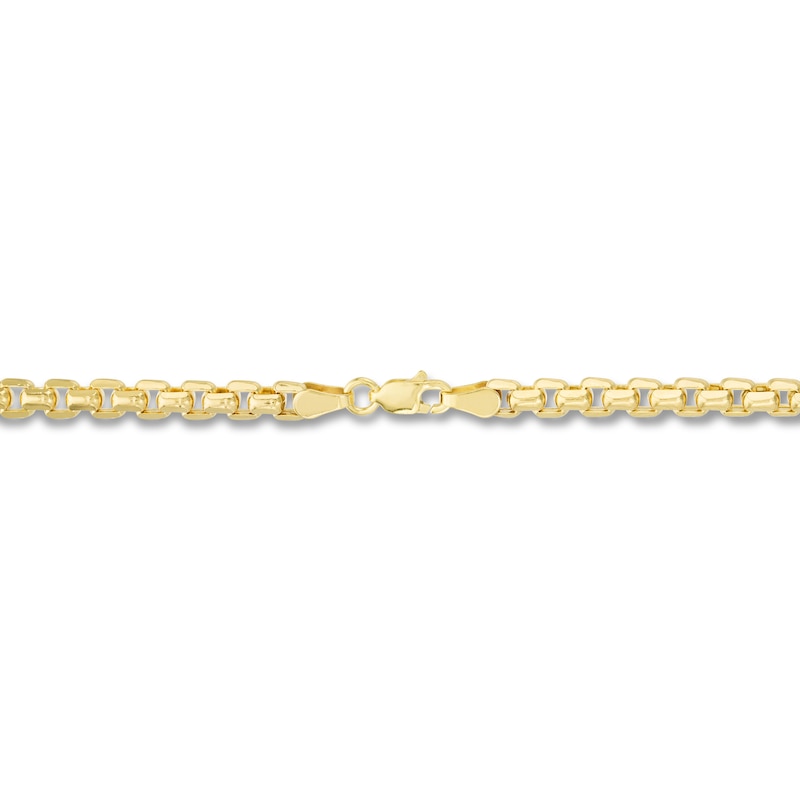 Main Image 2 of Hollow Box Chain Necklace 10K Yellow Gold 24&quot;