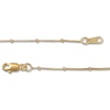 Thumbnail Image 0 of Beaded Box Chain Necklace 14K Yellow Gold 18"