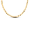 Thumbnail Image 1 of Semi-SolidCuban Chain Necklace 10K Yellow Gold 24&quot;