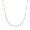 Thumbnail Image 1 of Small-Link Semi-Solid Curb Chain Necklace 2.9mm 14K Yellow Gold 18”