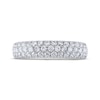 Thumbnail Image 3 of THE LEO Diamond Three-Row Anniversary Band 1 ct tw 14K White Gold