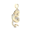 Thumbnail Image 2 of Men's Diamond Swirling Dragon Charm 1/5 ct tw 10K Yellow Gold