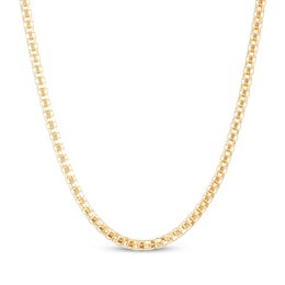Solid Popcorn Chain Necklace 14K Yellow Gold 24&quot;
