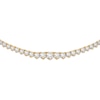 Thumbnail Image 1 of Lab-Grown Diamonds by KAY Graduated Riviera Necklace 5 ct tw 14K Yellow Gold 17"