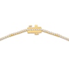 Thumbnail Image 2 of Lab-Grown Diamonds by KAY Graduated Riviera Necklace 5 ct tw 14K Yellow Gold 17"