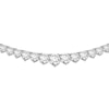 Thumbnail Image 1 of Lab-Grown Diamonds by KAY Graduated Riviera Necklace 10 ct tw 14K White Gold 17"