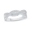 Thumbnail Image 1 of Diamond Twist Ring 1/4 ct tw Sterling Silver