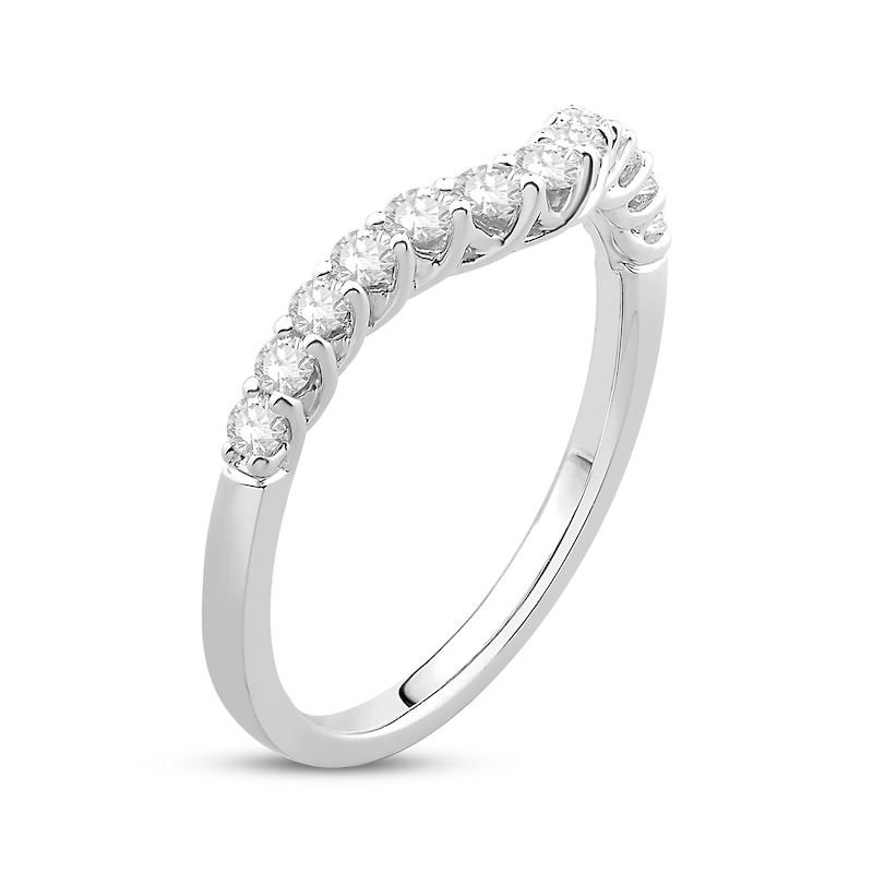 Main Image 2 of Diamond Contour Ring 3/8 ct tw 14K White Gold