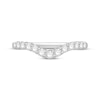 Thumbnail Image 3 of Diamond Contour Ring 3/8 ct tw 14K White Gold